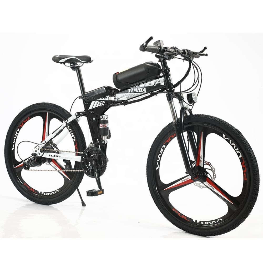 Double Suspension Electrical Cycling 1000W Bicicleta Electrica Bicycle Ebike Hidden Battery Velos Electriques Pliant  Bike Cycle