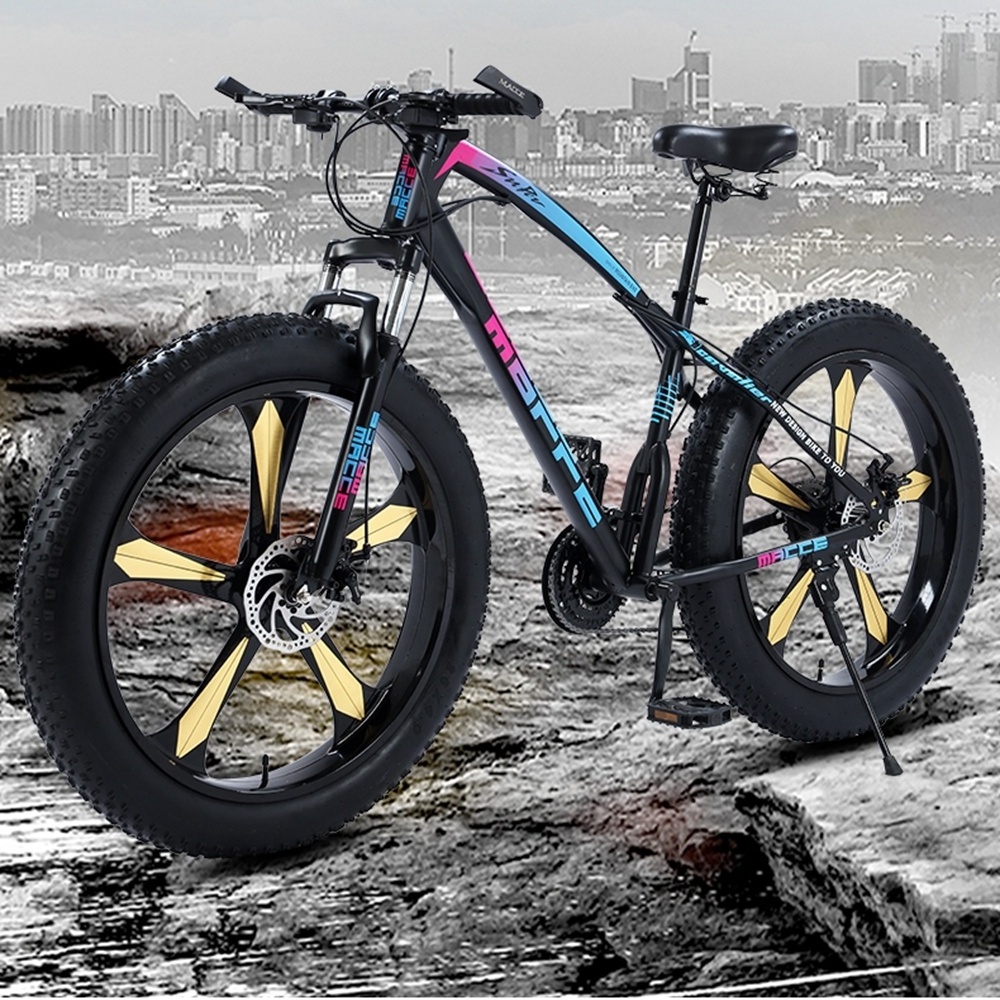 Fat Beach Dirt Bicicleta Sport Mountain Bike All Terrain Sepeda Off Road Cycling Wide Tire Cycle Cheap Price Velo Bici Bicycle