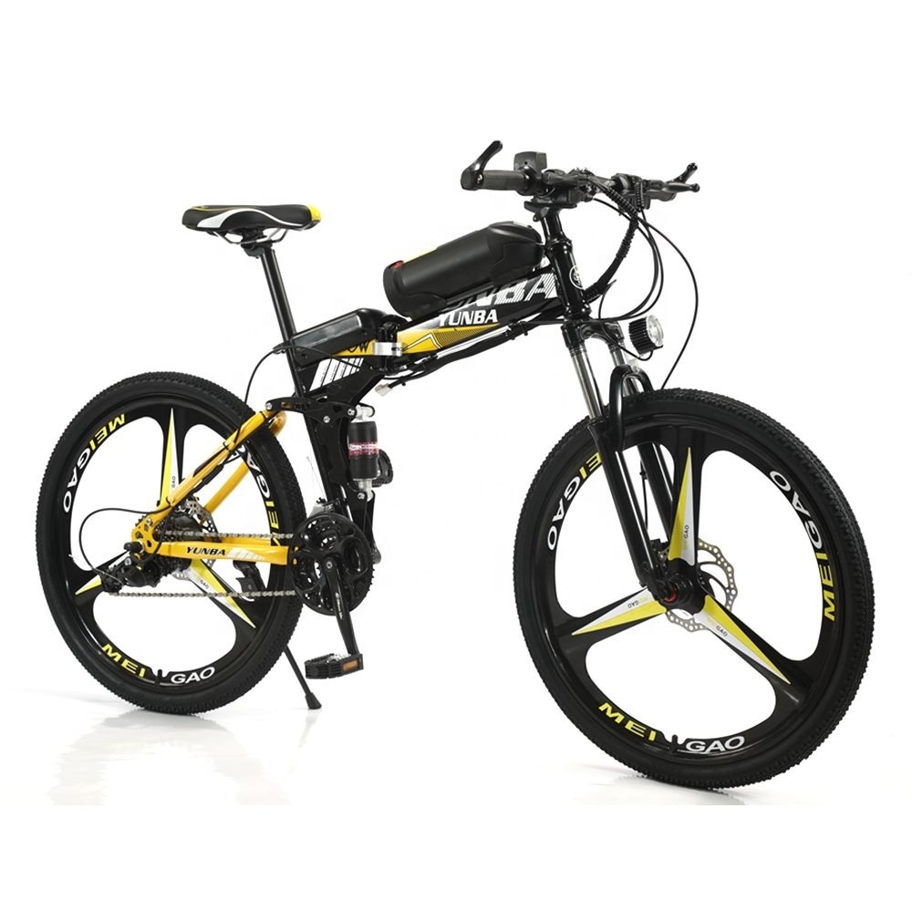 Double Suspension Electrical Cycling 1000W Bicicleta Electrica Bicycle Ebike Hidden Battery Velos Electriques Pliant  Bike Cycle