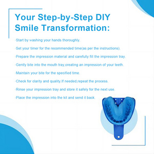 Silicone Molding Tray Dentist Dental Materi Putti Gold Grillz Mold Materials Teeth Impression Putty Kits with  Private Logo