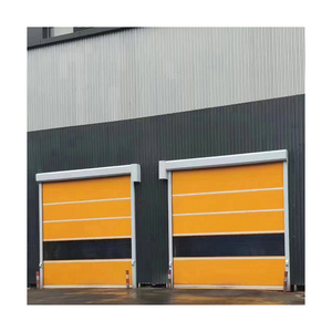 Industrial Fast Automatic High Speed Door Roller Shutter Radar PVC Plastic PVC Waterproof Rolling Garages