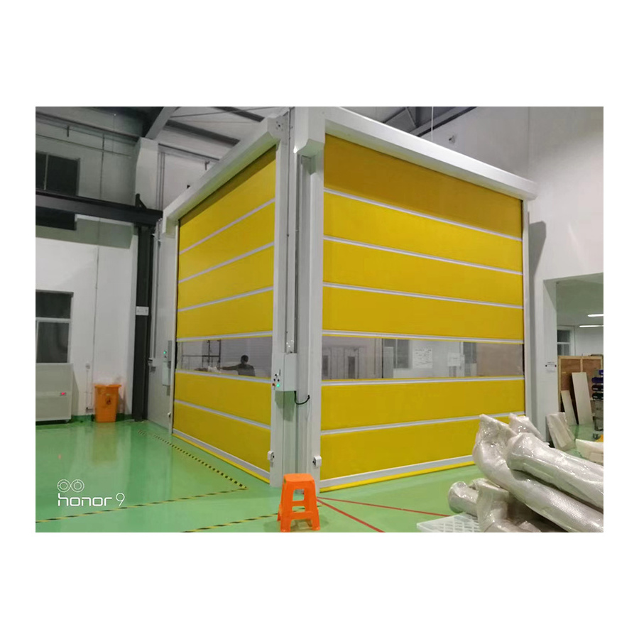 Electric High speed Roller Shutter Factory Direct Sales Pvc Industrial Plastic Door PVC Curtain Plastic Roll up Door 3 Years