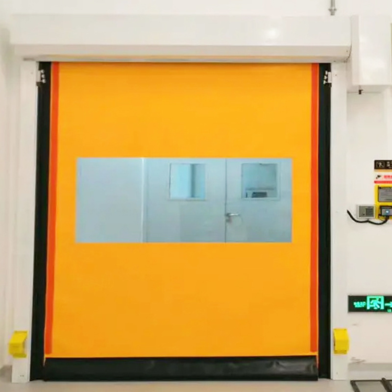 High-Speed Industrial Zipper Fast PVC Roller Shutter gate door factory price Automatic Sliding Door