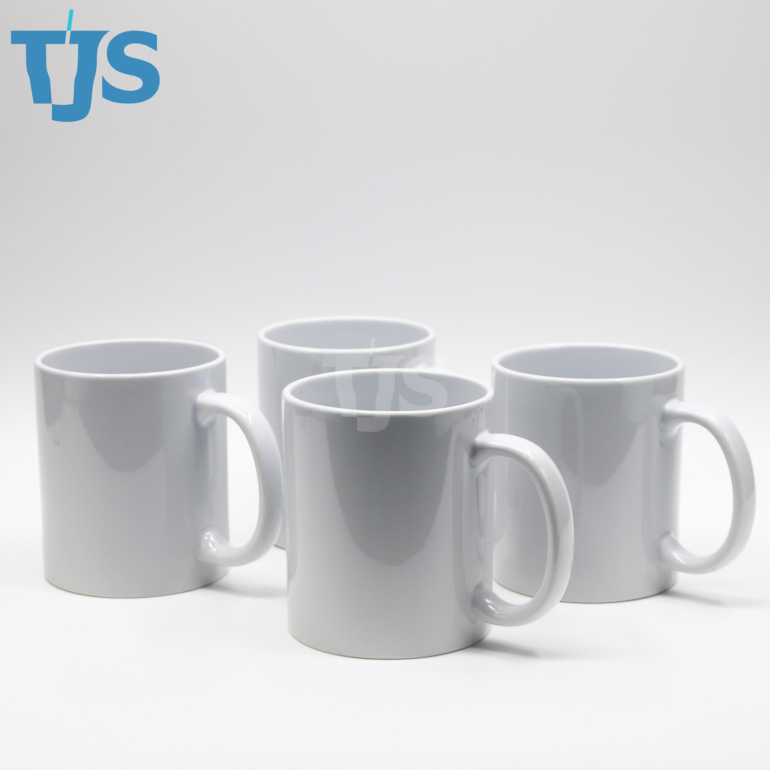 TJS new product 11oz sublimation ceramic mug glow in the dark coffee mugs blank tea cup