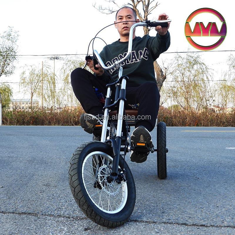 Chinese low price outdoor muti functional good chopper bike 3 wheels touring models chopper bicycle tricycle