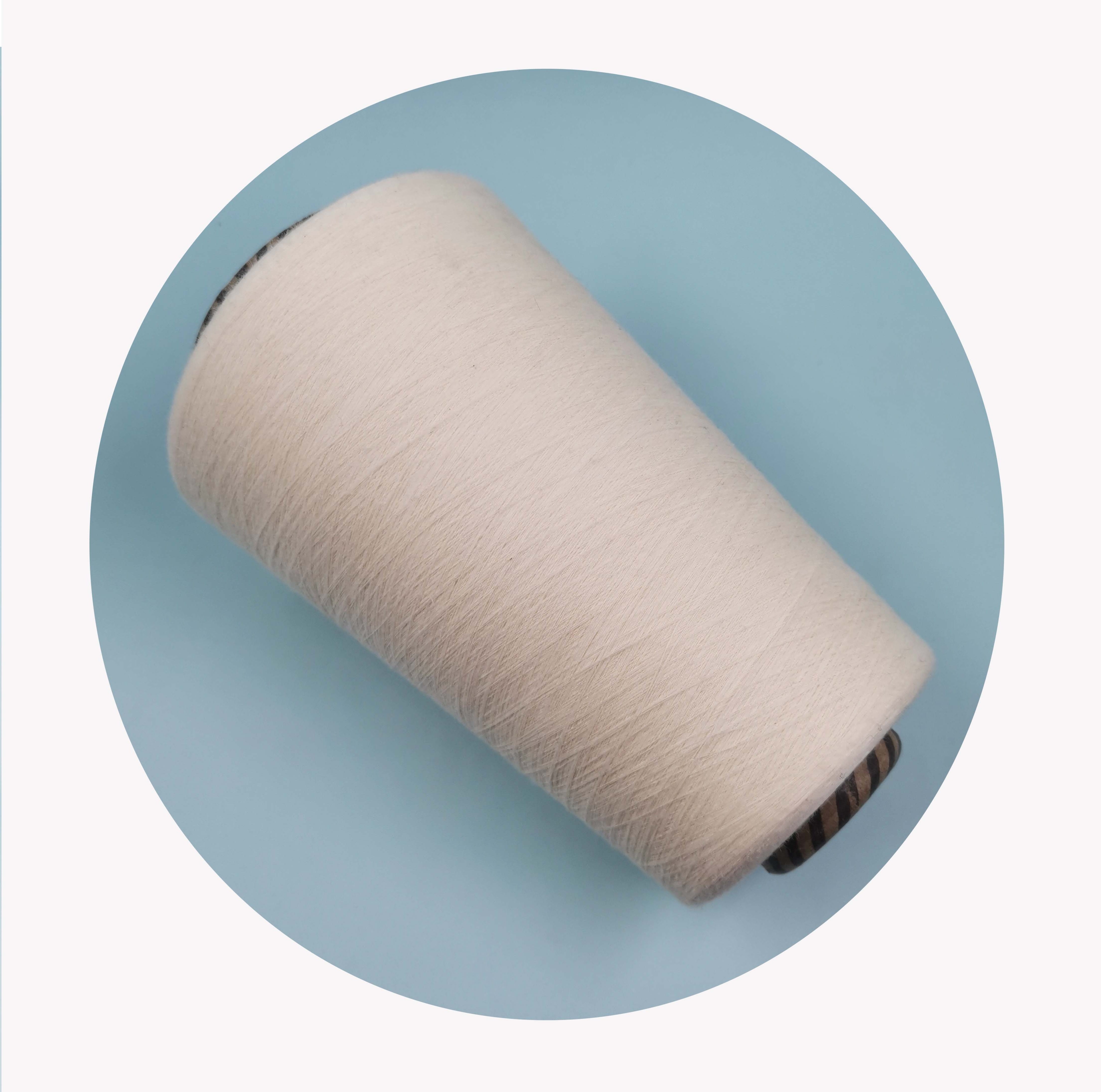 Low price and high quality ring spinning 100 cotton spun yarn for knitting weaving