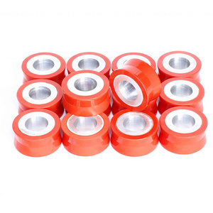 China Manufacturer Customized Polyurethane Coated Drive Wheesl Urethane Conveyor Rollers