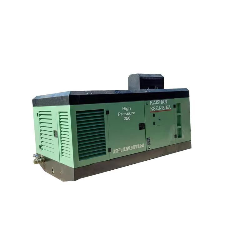 Factory sale kaishan diesel powered drilling used 25-30bar air compressor for boreholes drilling