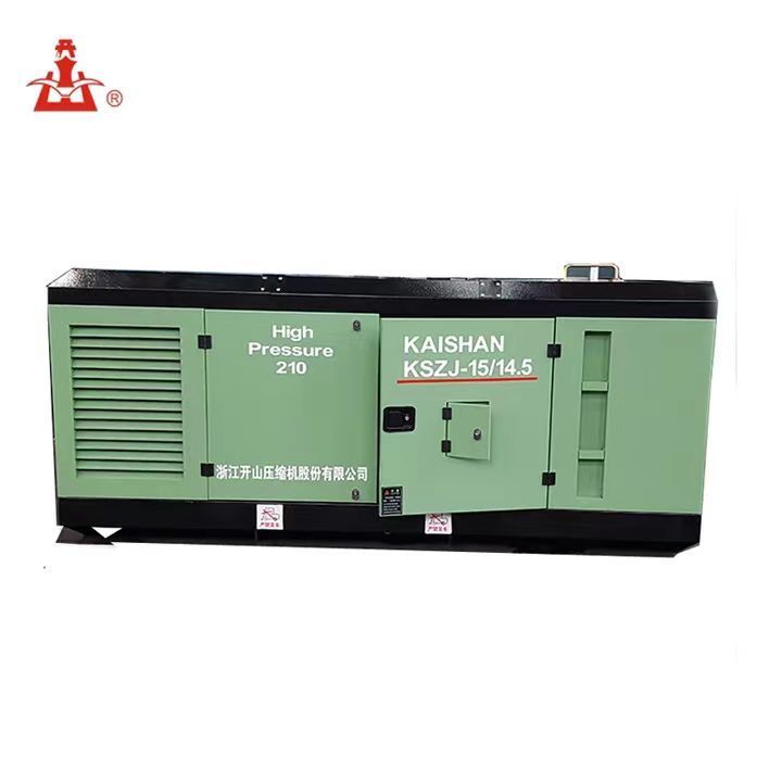 Factory sale kaishan diesel powered drilling used 25-30bar air compressor for boreholes drilling