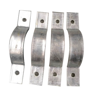 Stainless Pipe Clamps Hydraulic Tube Hold Hoop Galvanized Pole Clip/pole For 7.5m Or 9m Concrete Steel Clamp