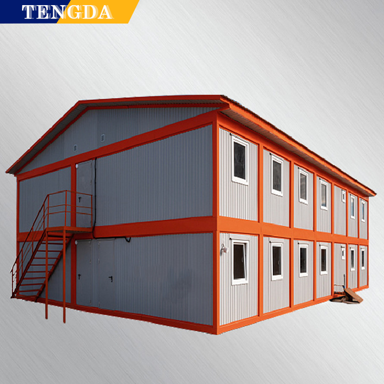 Prefabricated living container the upper and lower floors can be used as dormitories shipping container house