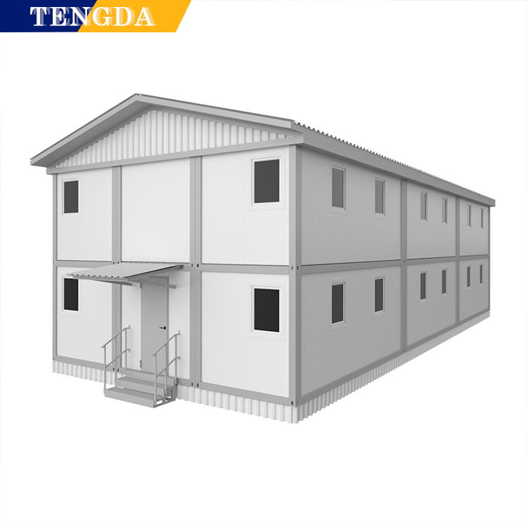 Prefabricated living container the upper and lower floors can be used as dormitories shipping container house