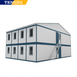 Prefabricated living container the upper and lower floors can be used as dormitories shipping container house