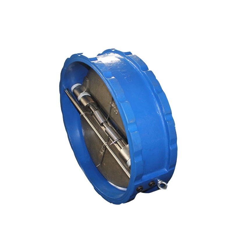 ductile iron spring loaded dual plate wafer check valve