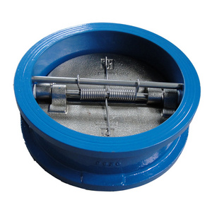 ductile iron spring loaded dual plate wafer check valve