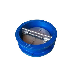 Wafer type dual plate swing check valve / non return spring valve