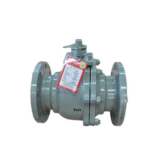 metal seat carbon steel flange end floating ball valve