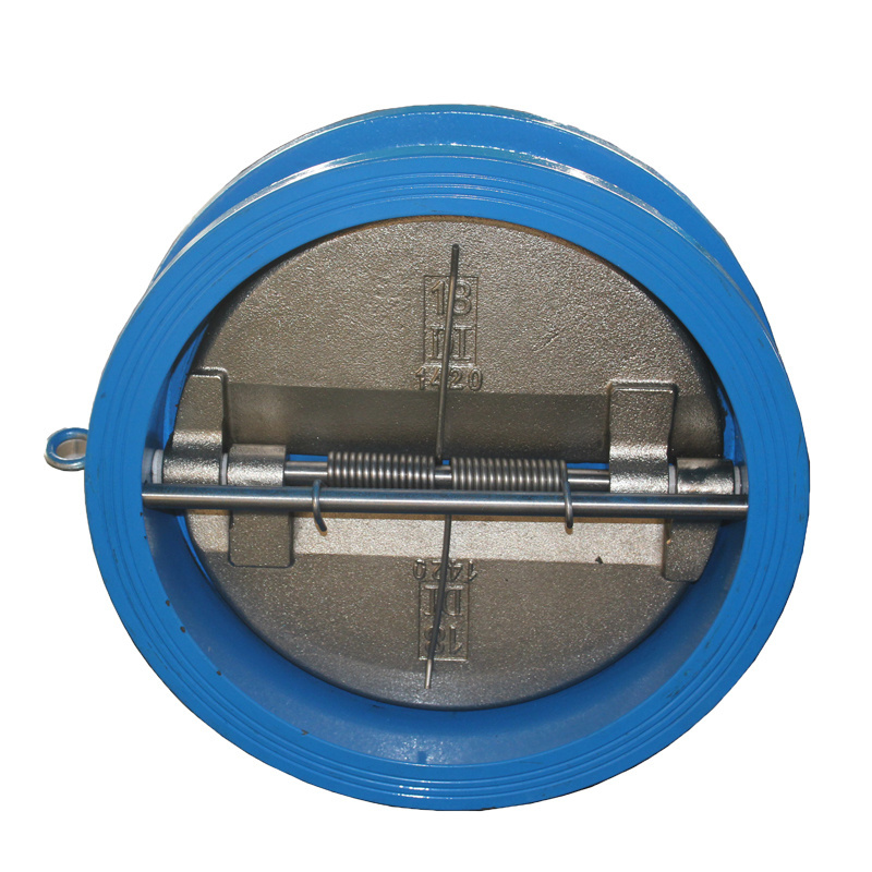 ductile iron spring loaded dual plate wafer check valve