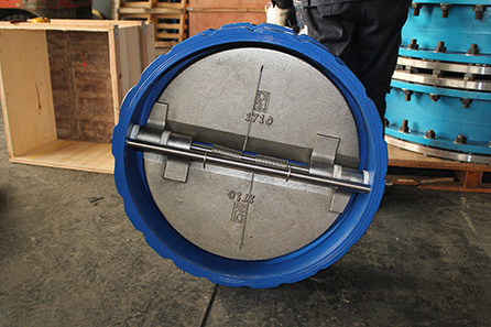 ductile iron spring loaded dual plate wafer check valve