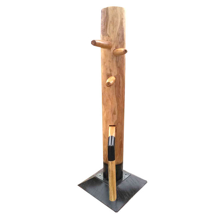 Popular Factory Price wholesale manufacturer Martial arts equipment free standing wooden dummy kung fu wing chun wooden dummy