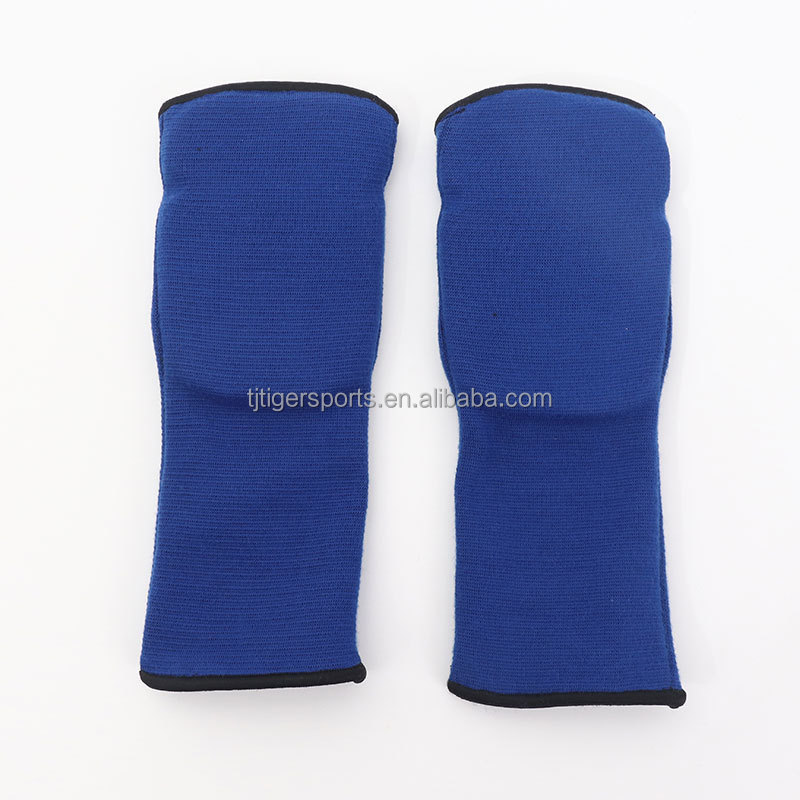 Cotton Custom logo Martial Arts sparring gear cloth knitting taekwondo hand protector boxing MMA  karate glove foot guard