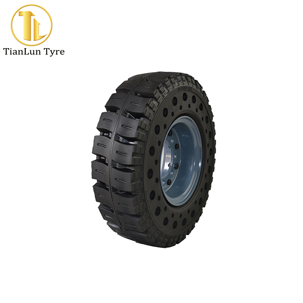 Tire manufacturer wholesale price 6.50-10 solid forklift tyre