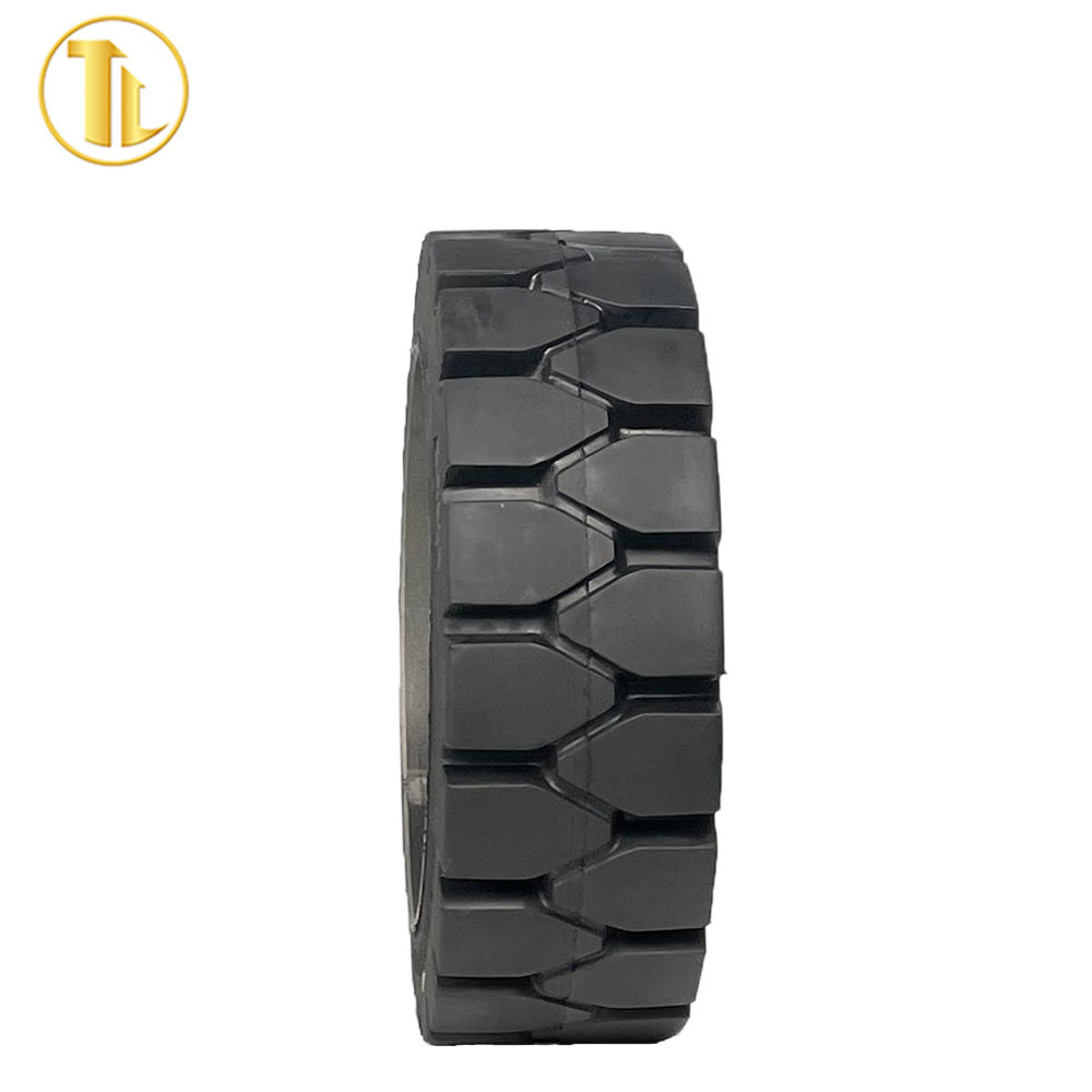 Solid press on tyre for forklift 16x6x10 1/2 18x8x12 1/8 high quality wheel tires