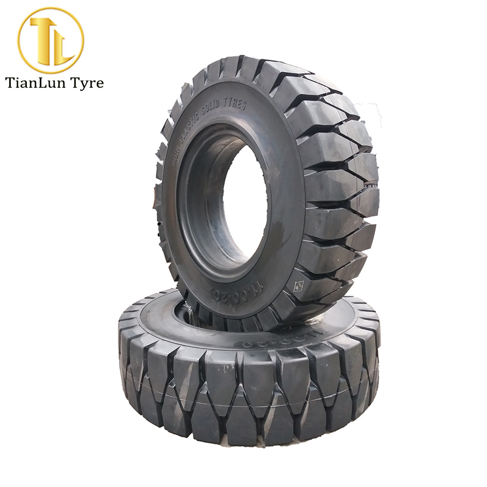 heavy duty tyre 10.00-20 12.00-20 solid rubber truck tire for dump truck