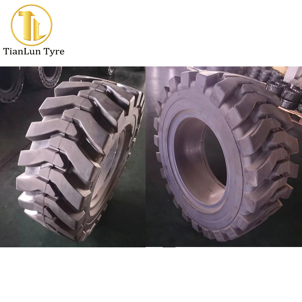 wholesale backhoe tires telehandler backhoe 445/65-24 386/65-24 heavy duty solid tyres