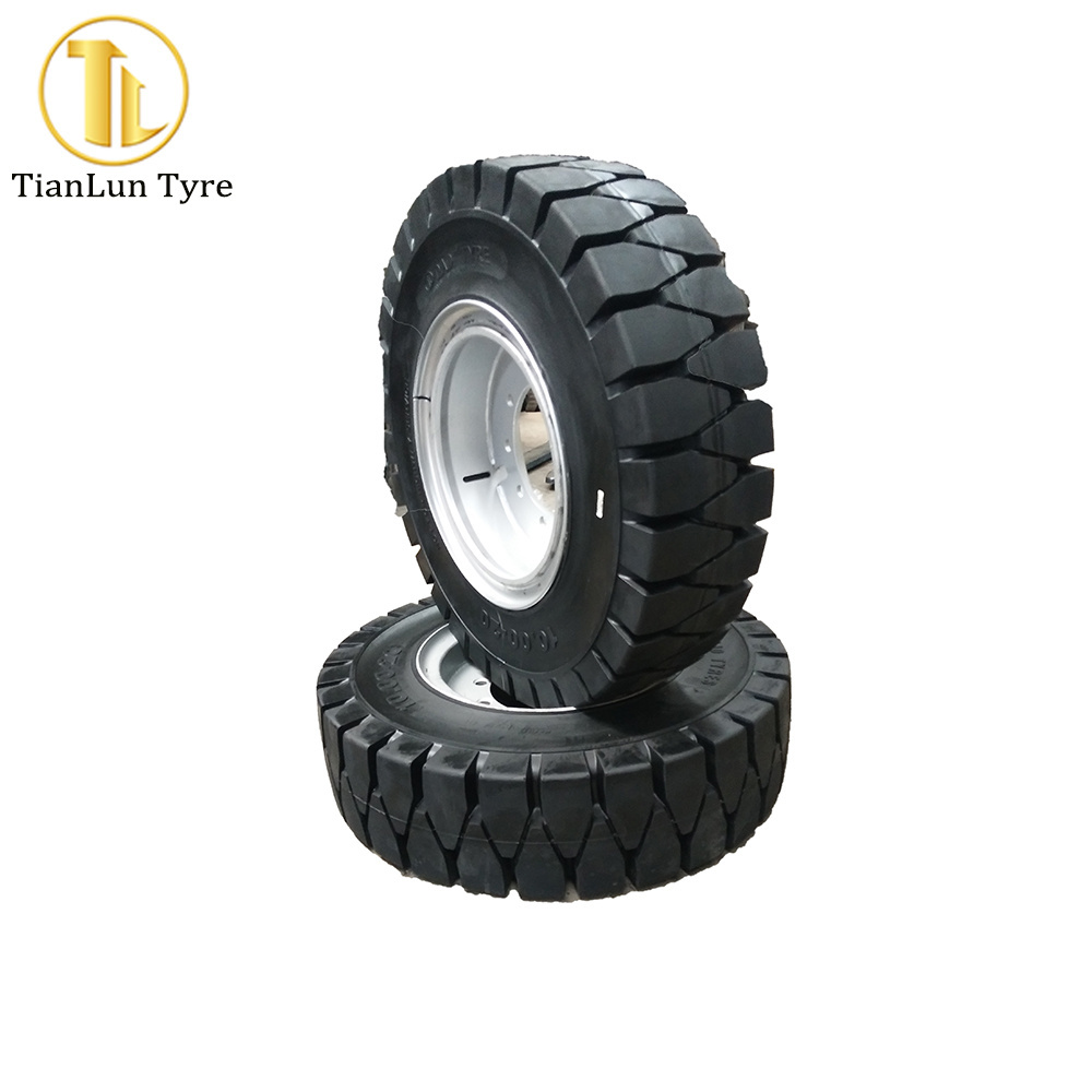 Heavy duty machinery tire forklift  tire 1400-24 12.00-20 wholesale solid tyre from China