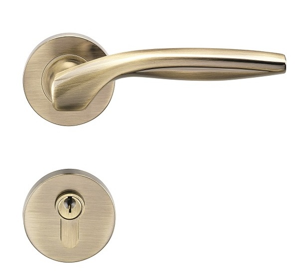 Korean Style Luxury Design High Quality Durable Interior Mortise Hotel Door lock Handle Knob