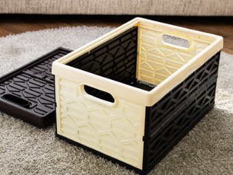 OEM Korean Best Quality Foldable PP Plastic Storage Box 46L 62L with Lid Multi purpose Collapsible Storage Box