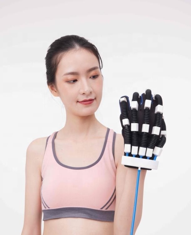 electric pneumatic hand finger training rehabilitation robot glove for  stroke hemiplegia  patient