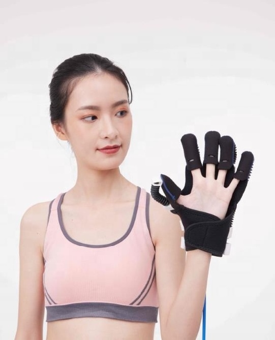 electric pneumatic hand finger training rehabilitation robot glove for  stroke hemiplegia  patient