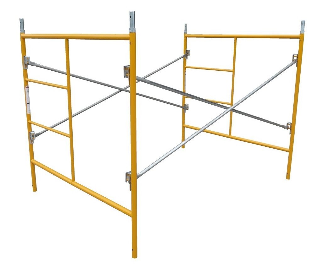 TSX H Frame Steel Scaffolding With Galvanized Cross Brace