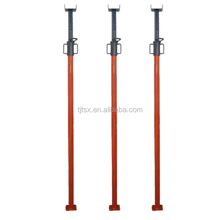 TSX-16112074 adjustable steel post shore prop, adjustable u head shoring prop jack, construction props