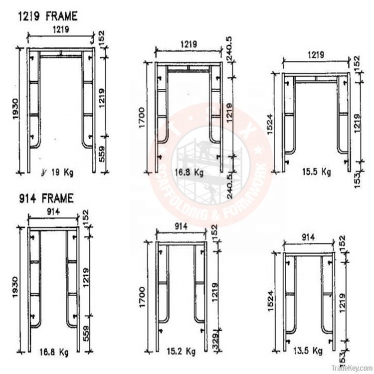 Mason frame scaffolding Portable Craigslist Used Walk Through Scaffolding Frames For Sale