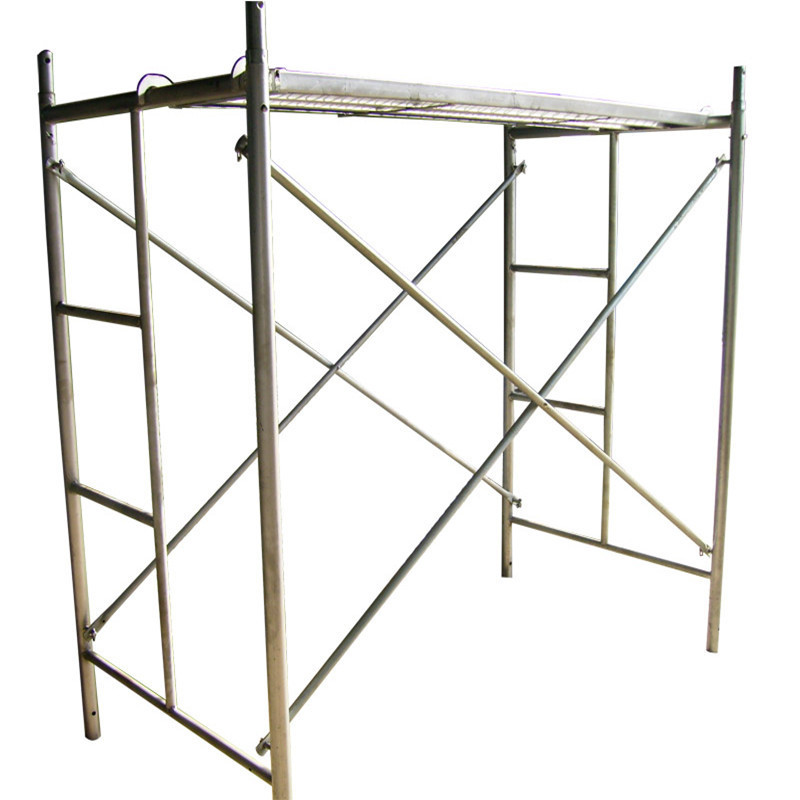 Material For Construction Ladder Galvanized Heavy Duty Climbing Ladder Frame Scaffolding