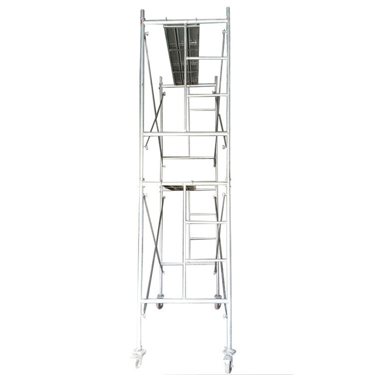 Material For Construction Ladder Galvanized Heavy Duty Climbing Ladder Frame Scaffolding