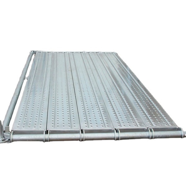 Tianjin TSX Walkway 210mm 240mm 250mm Scaffolding Steel Plank For Singapore