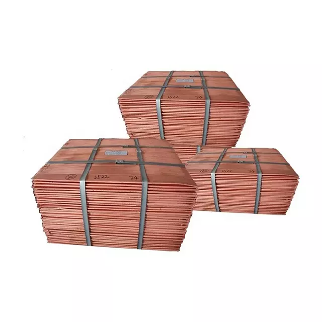 Wholesale 99.99% Copper Cathodes Plates 3mm 5mm 20mm thickness T2 4x8 copper Plate sheets Supplier price