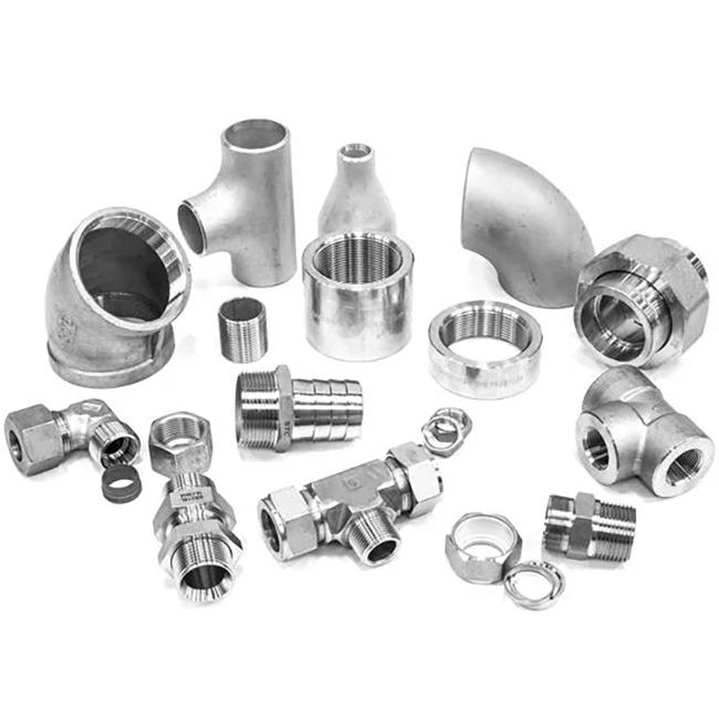 ASTM Factory 304 304L 316 316L Stainless Steel Threaded Pipe Fitting Tubing Fittings Welded Weld Elbow