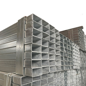 Galvanized Hollow Section 14 gauge 2x2 tubing ron Square Steel Pipes tube for Shelter Structure