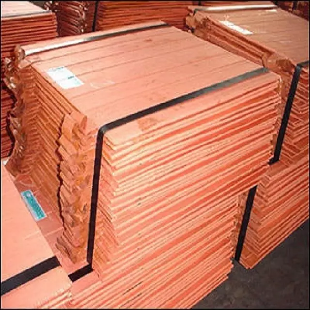 Wholesale 99.99% Copper Cathodes Plates 3mm 5mm 20mm thickness T2 4x8 copper Plate sheets Supplier price