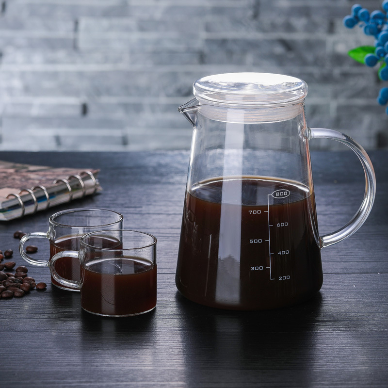 2019 Borosilicate Classic Glass Coffee Carafe Pot