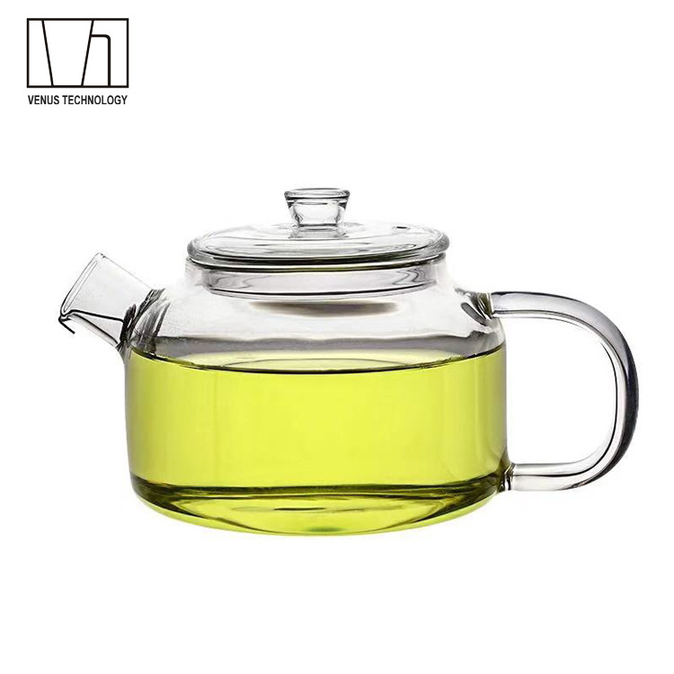 high borosilicate cute kettle warmer set mini glass teapot