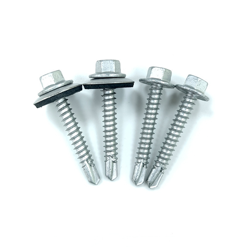 Manufacturer m3.5 panhead hex barrel tornillos m5 profile self-tapping steel drivers triangle hexagonal self drilling screw