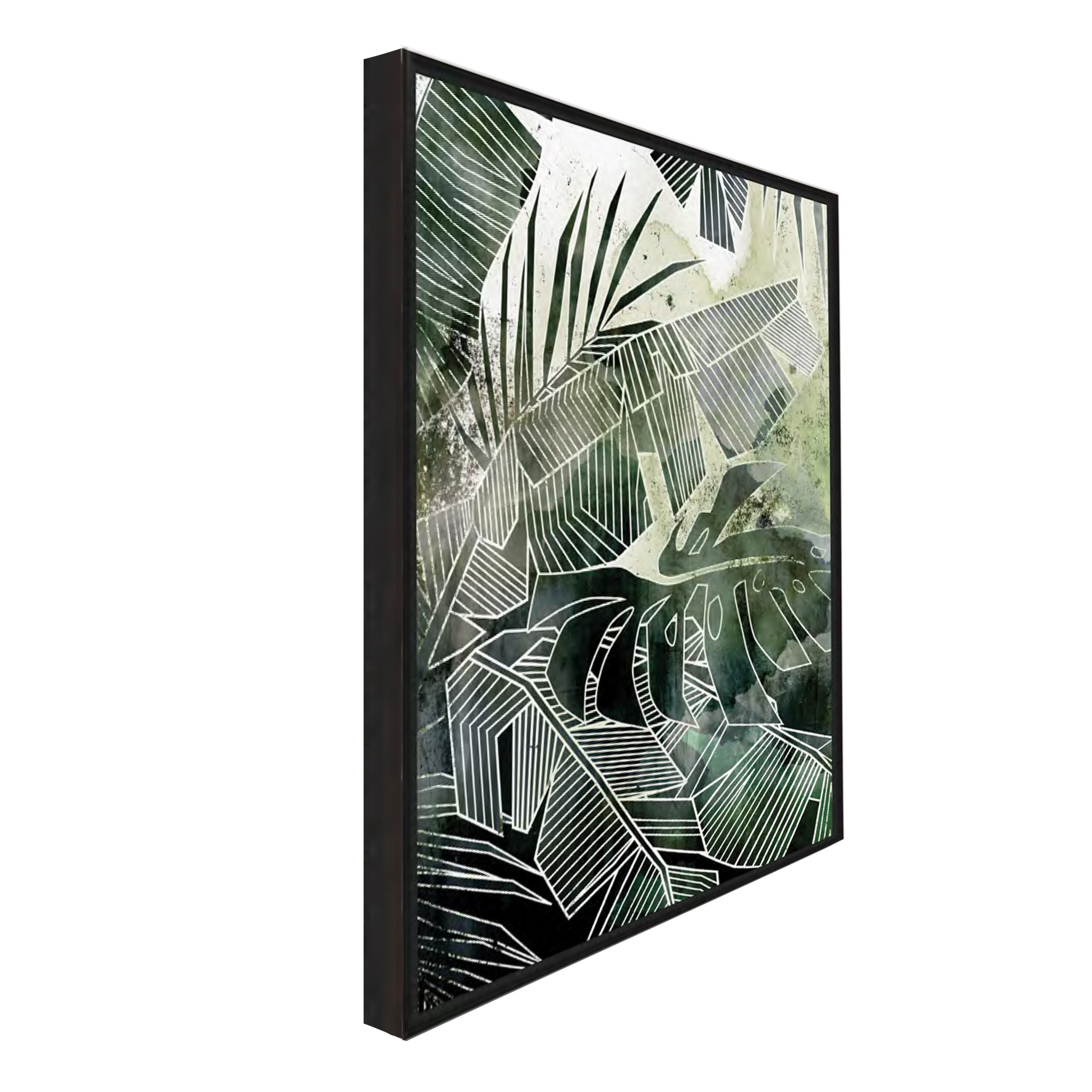 Nordic Green Plant Leaf Series Canvas Posters Wall Art for Home Decor compound wall art world map wall sticker