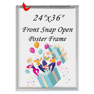 2023 poster frame wholesale factory custom design 24 x 36 Inches for Wall dekor snap frame Aluminum Frame