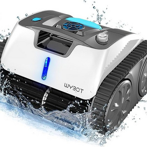 WYBOT Cordless Robotic Pool Cleaner, Ultra Strong Suction, Wall Climb Pool Vacuum with Intelligent Route Planning, Lasts 110Mins